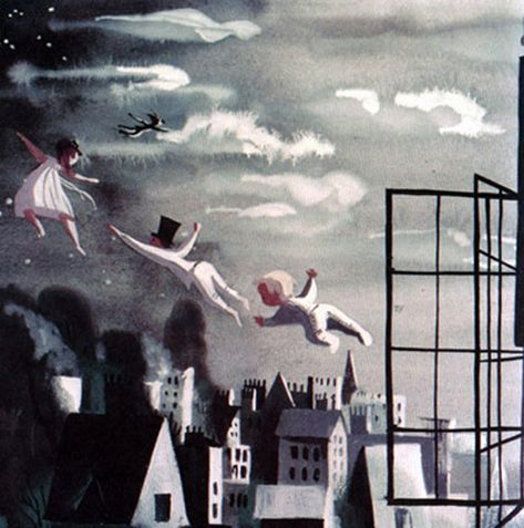 peter pan concept art Mary Blair Art, Finding Neverland, Turn The Page, Mary Blair, Disney Concept Art, Disney Studios, Tinker Bell, Children's Book Illustration, Disney Love