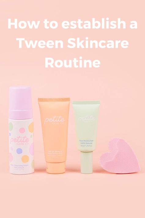 Skincare Routine For 11 Yrs Old, Skincare For 12, Skincare Routine For Kids, Skin Care For Kids, Teen Skincare Routine, Skincare For Kids, Bubble Skin Care, Face Cleaning Routine, Skincare For Teens