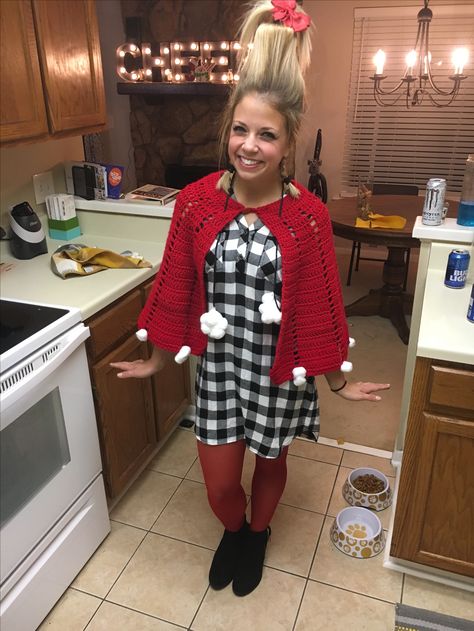 Whooville Outfits Ideas Diy, Easy Cindy Lou Who Costume, Cindy Loo Who Costume Diy, Adult Cindy Lou Who Costume, Diy Cindy Lou Who Costume Adult, Cindy Lou Who Costume Diy Women, Whoville Outfits, Cindy Loo Who Costume, Diy Cindy Lou Who Costume