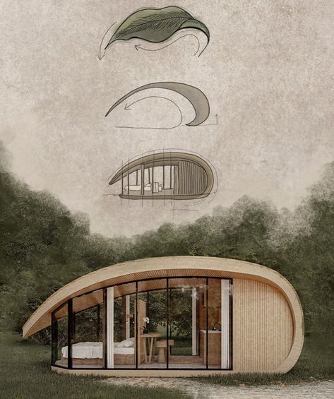 Organic Architecture Concept, Biomimicry Architecture, Perspective Drawing Architecture, Architecture Drawing Plan, Concept Models Architecture, Pavilion Design, Conceptual Architecture, Architecture Sketchbook, Architecture Concept Diagram