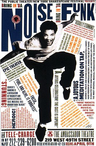 Paula Scher - 1995 - Part of 'Bring in Da Noise Bring in Da Funk' Series  I must say I was skeptical, but it was great fun Marathon Posters, Noora And William, Theater Posters, Posters Conception Graphique, Visuell Identitet, Public Theater, Paula Scher, Herb Lubalin, Graphic Design Quotes