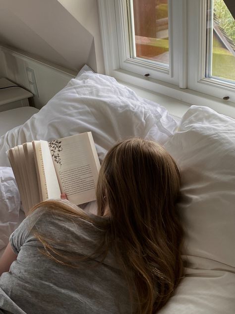 Reading A Book, The Window, A Book, A Woman, Reading, Bed, Books