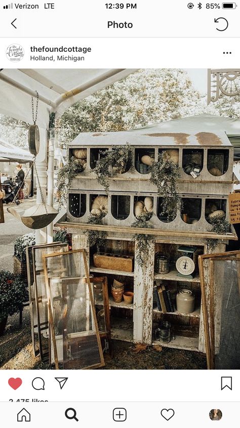 Found Cottage, The Found Cottage, Antique Booth Displays, Antique Booth Ideas, Farmhouse Buffet, Liz Marie, Liz Marie Blog, Come See Me, Market Displays