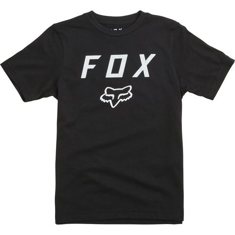 Fox Racing Legacy Moth T-Shirt - Boys' | Backcountry.com Fox Racing, Fox Clothing Racing, Summer Cowgirl Outfits, Fox Racing Logo, Fox Clothing, Fox Shirt, Youth Clothing, The Fox, Cool Tees