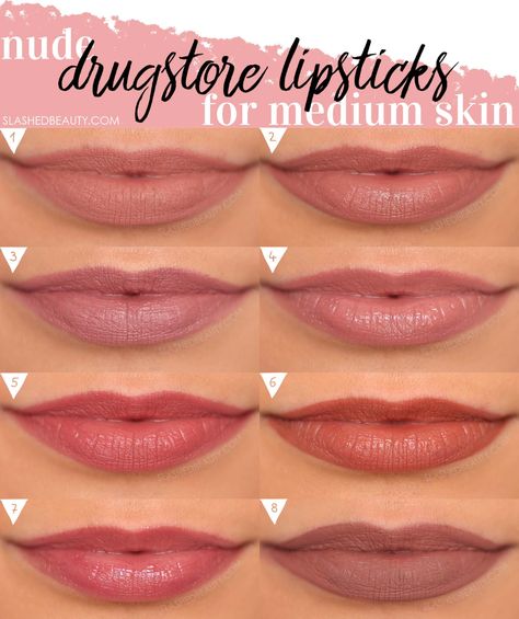 Brown Nude Lipstick, Best Drugstore Lipstick, Neutral Lipstick, Nude Lipstick Shades, Neutral Lip Color, Nude Pink Lipstick, Mauve Lipstick, Drugstore Lipstick, Best Lipstick Color