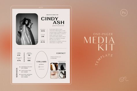 Logos, Media Kit Design, Blogger Media Kit, Influencer Media Kit, Rate Card, Media Kit Template, Book Creator, Portfolio Book, Logo And Branding