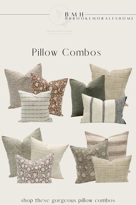 Beige Couch, Pillow Combos, Throw Pillows Living Room, Couch Throw Pillows, Apartment Living Room, Cozy Living Rooms, Apartment Living, Sofa Pillows, Home Decor Bedroom