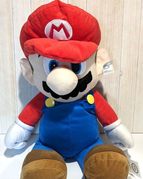 Nintendo Super Mario Bros. Mario Plush Large: 25" (NWT) https://www.ebay.com/itm/364696855918 #SuperMarioBros #MarioBrothers #MarioPlush Mario Plush, Mario Bros., Mario Brothers, Super Mario Bros, Mario Bros, Super Mario, Nintendo, Mario, Quick Saves