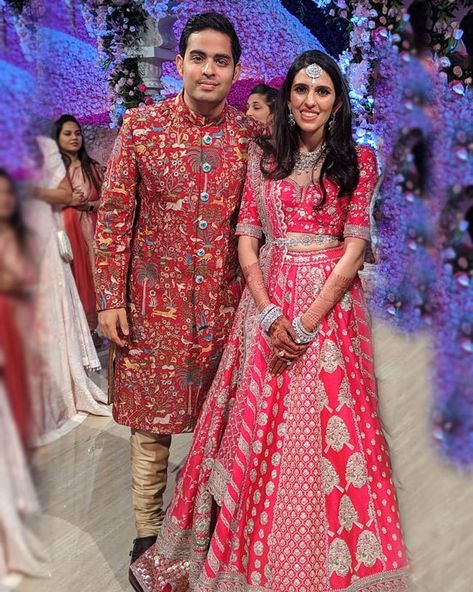 Shloka Ambani, Shloka Mehta, Akash Ambani, Fusion Fashion, Childhood Love, Royals Fashion, Gala Time, Mukesh Ambani, Nita Ambani