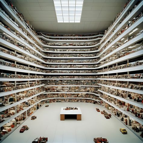 Photography in the style of Andreas Gursky is characterized by its grand scale, meticulous attention to detail, and incredible depictions of modern li... -  #Gursky #Inspired #photography Andreas Gursky, Attention To Detail, Stunning Photography, Hyperrealism, Unique Image, Modern Life, Create Image, Urban Landscape, Portrait Painting