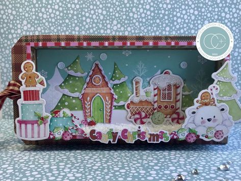 Craft Consortium, Christmas Village Sets, Homemade Card, Lawn Fawn Cards, Christmas Card Inspiration, 25 Days Of Christmas, Paper Crafts Card, Candy Christmas, Candy Cards