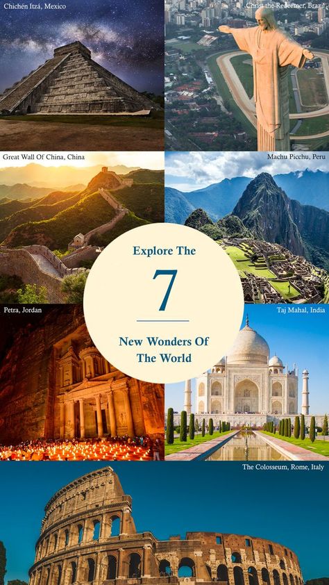 Here’s how to work out the best time to visit the New 7 Wonders of the World! 7 World Wonders, World Wonders, 7 Wonders Of The World, How To Work Out, 7 Wonders, Christ The Redeemer, Great Wall Of China, Travel Articles, How To Work