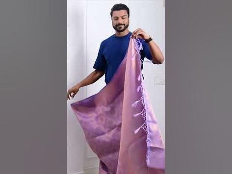 Sarees in two styles ❤️ #saree #dhoti #draping - YouTube Dhoti Style Saree Draping, Dhoti Drape Saree, Dhoti Drape, Saree Dhoti, Dhoti Saree, Simple Sarees, Drape Saree, Viral Shorts, S Video