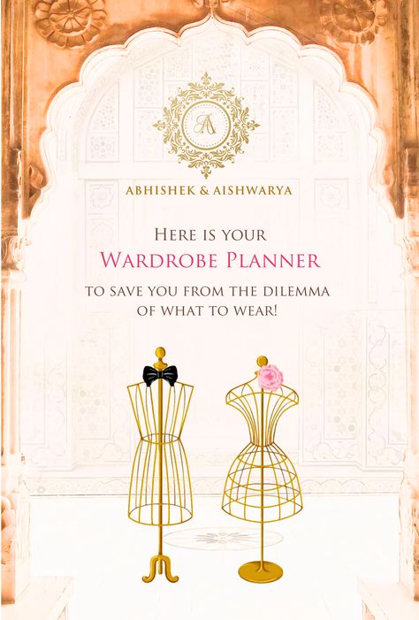 whatsapp / call at +91 76930 94191 / 91+ 88392 21655 to get price details and get yours done today fastest delivery within one day of order
#weddinginvitation #digitalinvitation #whatsappinvite #weddingwardrobe #wardrobplanner Wedding Wardrobe Planner Template, Wardrobe Planner Invite, Wardrobe Illustration, Haldi Invitation, Wedding Illustration Card, Indian Invitation Cards, Digital Wedding Invitations Design, Digital Wedding Invitations Templates, Wedding Card Design Indian