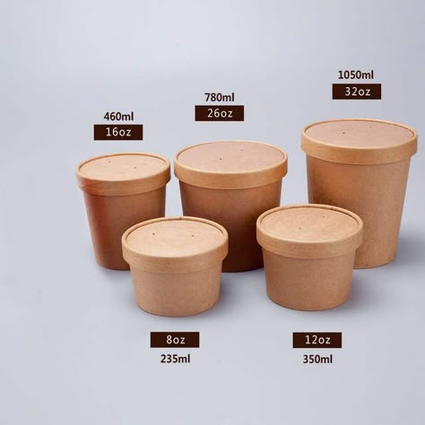 Cake In Paper Cup, Ice Cream Cups Packaging, Ice Cream Cups Design, Brownie Packaging, Bake Sale Packaging, Cup Ice Cream, Ice Cream Business, Ice Cream Cups, Ice Cream Packaging