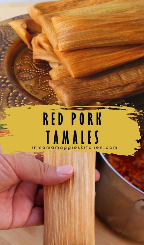 Best Pork Tamales Recipe Authentic, Homemade Tamales Authentic Pork, Spicy Pork Tamales Recipe, Pulled Pork Tamales, Tex Mex Tamales, Authentic Pork Tamales, Best Tamales Recipe, Authentic Mexican Tamales Recipe, Tamales Authentic Mexican Pork