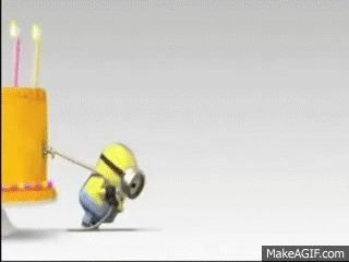 Happy Birthday Minions Gif, Minion Birthday Wishes, Birthday Gifs, Minion Gif, Minions Birthday, Funny Happy Birthday Song, Happy Birthday Minions, Minion Jokes, Minions Wallpaper