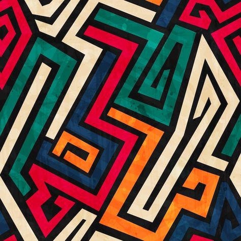 African Logo, Paz Hippie, Africa Art Design, Cultural Patterns, Grunge Effect, African Pattern Design, Pop Art Images, African Colors, Church Poster Design