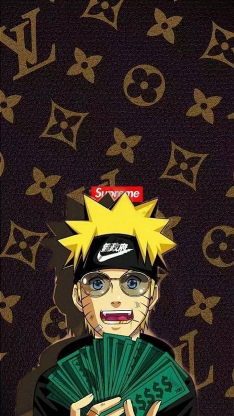 Wallpapers For Iphone 7, Cool Wallpapers For Iphone, Supreme Background, Naruto Supreme, Supreme Wallpapers, Supreme Iphone Wallpaper, Naruto Wallpapers, Swag Wallpaper, Hypebeast Wallpaper