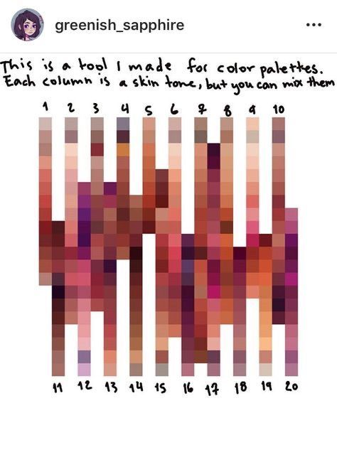 Sketchbook Colour Palette, Skin Tone Color Theory, Skintones Art Reference, Suggestive Face Reference, Skin Tone Palette Digital Art, Pixel Art Palette, Pixel Art Color Palette, Grey Character Design, Body Shading Reference