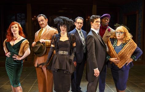 Costume design Inspo for Clue: On Stage, which premiered at Buck's County Playhouse in 2017  #musicals #theatre #Clue #Broadwaylicensing Clue Game Characters, Clue On Stage, Professor Plum, Wanna Play A Game, Clue Costume, Stage Costume Design, Sally Struthers, Miss Scarlet, Clue Game