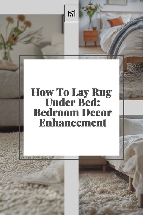 Learn the art of positioning a rug under your bed to enhance bedroom decor. This guide details the ideal rug size based on your bed's dimensions, ensuring it extends evenly on all sides for a balanced look. Discover tips for aligning the rug with the bed frame and coordinating with room aesthetics, transforming your bedroom into a cozy, stylish retreat. Layered Rugs Under Bed, Round Rug Under Bed Placement, Beds With Rugs Under Them, Full Size Bed Rug Guide, How To Place Rug Under Bed, Placement Of Rug Under Bed, Overlapping Rugs Bedroom, Bed Against Wall With Rug, Rug Under Bed Ideas