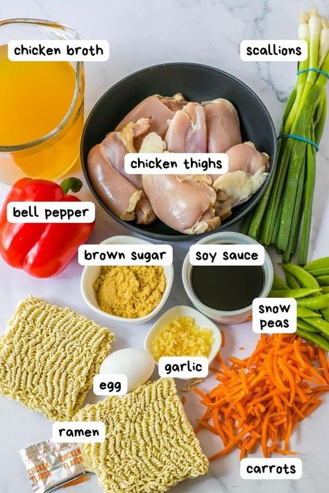 Ramen Noodle Bowl Recipes Chicken, Homemade Roman Noodles Ramen Soup, Ramen Noodle Recipes Chicken Broth, Classic Ramen Recipe, Best Chicken Ramen Noodle Recipes, Healthy Crockpot Ramen, Chicken Ramen In Crock Pot, Chicken Ramen Noodle Recipes Instant Pot, Instant Pot Ramen Soup