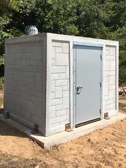 Above Ground Storm Shelter Arkansas | Tornado Safe Rooms | Arkansas Storm Shelters Above Ground Storm Shelter Ideas, Shipping Container Storm Shelter, Safe Room Ideas Storm Shelters, Diy Tornado Shelter, Diy Storm Shelter, Storm Shelter Ideas, Tornado Shelter In House Diy, Tornado Shelter In House, Building A Storm Shelter