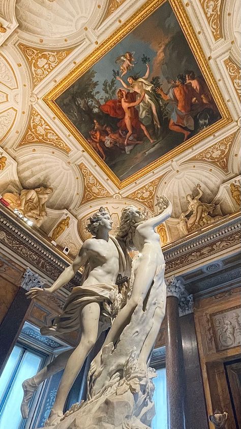 bernini’s statue of Apollo and Daphne more close up Greek God Sculptures, Apollo And Daphne, Bernini Sculpture, Pretty Architecture, Greek Artwork, Apollo Greek, Apollo Statue, Greek Statues, Rennaissance Art