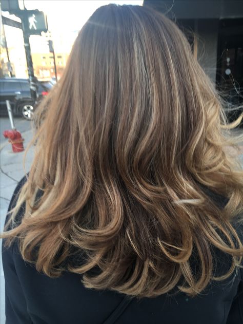 Shadow Root Highlights With A Shadow Root, Brown Hair Shadow Root, Root Beer Hair Highlights, Shadow Root With Highlights, High Light Low Light Shadow Root, Light Brown Shadow Root Blonde, Light Brown Shadow Root, Root Shadow, Hair Shadow