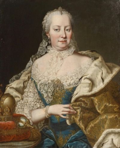 Marie Therese, Potrait Painting, 18th Century Portraits, Location Unknown, F Pictures, Maria Theresa, Channel Art, Wow Art, A4 Poster