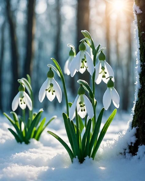 Stunning #snowdrops in a #snow #flowers @NightCafeStudio #stablediffusion #digitalart #aiart #ai #photoshop Nature, Snow Drop Painting, Snow Drop Aesthetic, Snowbell Flowers, Snowdrop Flower Aesthetic, Snowdrops Illustration, Carnation And Snowdrop Flower, Reference Flower, Flowers In Snow