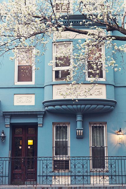 The Blue House. by Moeys Photography, via Flickr Bujo Aesthetic, Everything Is Blue, Pintura Exterior, Blue Pastel, Bohol, Aesthetic Background, Feeling Blue, Facade House, Blue House