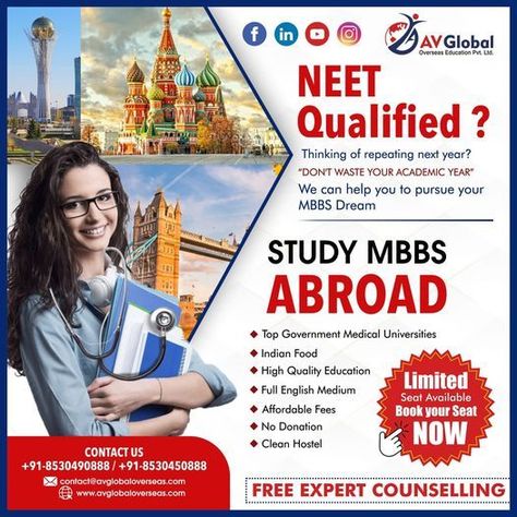 MBBS Abroad 2022 College Abroad, Study Mbbs Abroad, Career Planner, Dream Studies, Mbbs Abroad, University Of Delhi, Neet Exam, Student Plan, Medical Careers