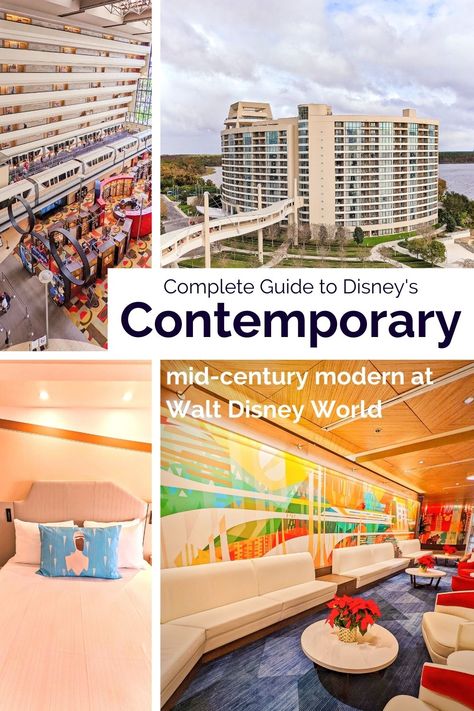 Hotels Near Disney World, Resorts For Kids, Disney Contemporary Resort, Disney Deals, Disney World Hotels, Contemporary Resort, Disney Restaurants, Contemporary Hotel, Disney Hotels