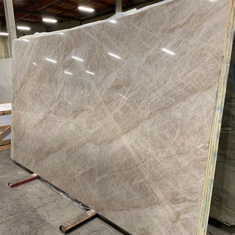 Carmel Stone Imports on Instagram: “Perla Venata Polished 2cm Quartzite 131”x72” #csinewslab” Powder Room, Tile Floor, Flooring, Stone, On Instagram, Instagram, Home Decor, Home Décor