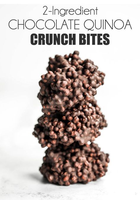 Quinoa Crunch, Chocolate Quinoa, Cheesecake Vegan, Recipes Quinoa, Keto Christmas, Rum Balls, Chocolate Crunch, Treats Recipes, Dessert Aux Fruits