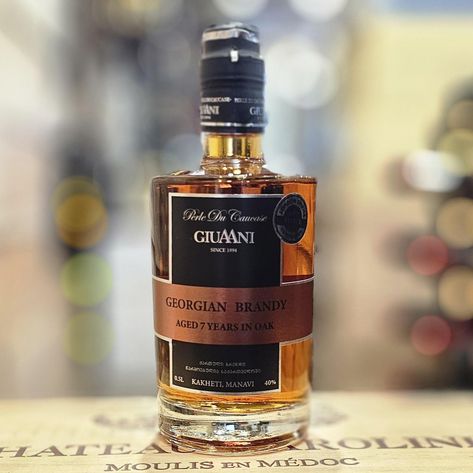 Have you ever tried Georgian Brandy? Giuaani 7 Year Old Georgian Brandy is made in much the same way as other brandies. It is made from 100% Rkatsiteli grapes, one of the most famous Georgian white grape varieties. After distillation, the spirit is aged for a minimum of 7 years in oak barrels from the Caucuses. Bottled at 40% ABV. Only £26.50 / 50cl bottle "Dark amber in colour with a brown hue and has an intense bouquet reminiscent of coffee, caramel and dark chocolate aromas. It is full-b... Coffee Caramel, Grape Varieties, White Grape, Oak Barrel, Wine Cellar, Instagram Pictures, Dark Chocolate, Brandy, The Spirit