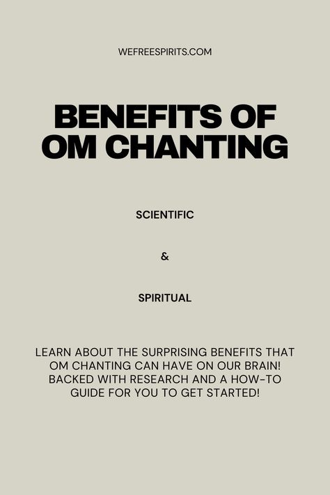 Learn about the surprising benefits that Om chanting can have on our brain! Backed with research and a how-to guide for you to get started! #omchanting #omchantingbenefits #om Om Chanting Benefits, Om Chanting, Om Meditation, Universal Consciousness, Hindi Words, Magnetic Resonance Imaging, Emotional Baggage, Magnetic Resonance, Brain Activities