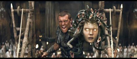 Clash of the Titans Greek Mythological Creatures, Perseus And Medusa, Wrath Of The Titans, Alexa Davalos, Medusa Gorgon, Medusa Art, Snake Hair, Son Of Zeus, Clash Of The Titans