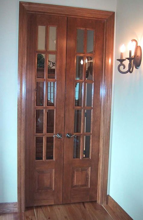 Narrow french doors into room Narrow French Doors, Small French Doors, Barn Door Decor, Old Barn Doors, Interior Design Institute, Double Doors Interior, Door Open, French Doors Interior, Wood Doors Interior