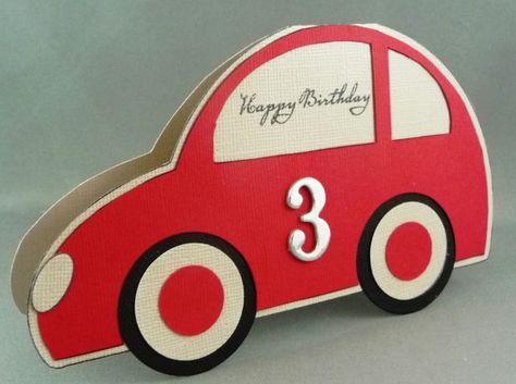 car Car Cards, Car Cards Handmade, Car Birthday Cards, Car Birthday Card Diy, Car Birthday Card, New Car Cards Handmade, Race Car Cards Handmade, Car Card, Happy Birthday Cards Diy