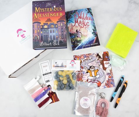 BeTWEEN the Bookends sends middle grade books and fun lifestyle items monthly. See our November 2021 Reading is Magical themed box review + coupon! beTWEEN the Bookends November 2021 Subscription Box Review → https://hellosubscription.com/2021/11/between-the-bookends-november-2021-subscription-box-review/ #BeTWEENTheBookends #subscriptionbox Reading Is Magical, Middle Grade Fantasy, Book Subscription Box, Fun Lifestyle, Book Subscription, Middle Grade Books, Grade Book, Family Decor, Mini Journal