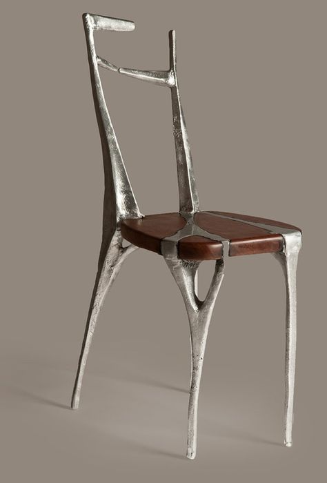 Furniture Art, Unique Furniture Design, Folding Adirondack Chairs, Diy Furniture Bedroom, Art Furniture Design, Aluminum Furniture, Art Metal, Art Chair, Steel Furniture