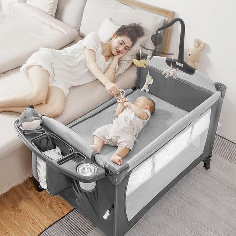 Pack N Play Bassinet, Baby Bassinet Bedside, Baby Bedside Sleeper, Rocking Bassinet, Bedside Bassinet, Bedside Sleeper, Diaper Changing Table, Baby Care Essentials, Bedside Crib