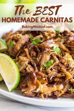 Best Carnitas Recipe, Steak Carnitas, Best Carnitas, Easy Carnitas, Shredded Pork Recipes, Boneless Pork Shoulder Roast, Pork Carnitas Recipe, Recipe Pork, Boneless Pork Shoulder