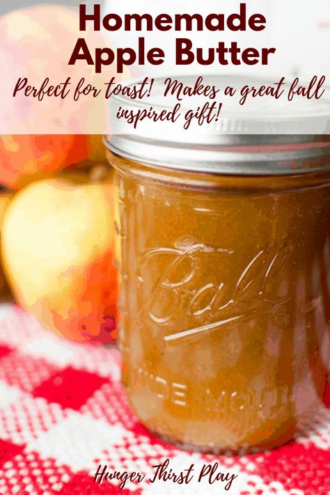 Canning Apples, Apple Butter Crock Pot, Slow Cooker Apple Butter, Apple Butter Recipe, Homemade Apple Butter, Slow Cooker Apples, Home Canning, Easiest Apples, Homemade Apple