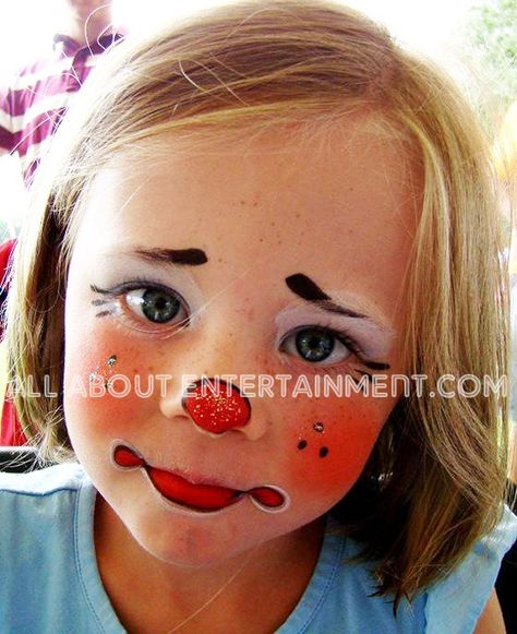 Cute+child's+face+painting | Baby's First Halloween / Cute little clown face painting Clown Face Paint, Clown Face, Baby First Halloween, Kids Face Paint, Cute Clown, Clown Faces, Painted Face, Face Painting Halloween, A Clown