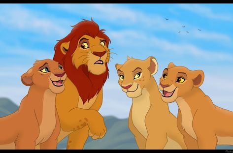 Zuri, Kion, Tiifu, Kiara Kiara Lion King, Lion King Images, Getting In Trouble, The Lion Guard, Lion King 1, Lion King Drawings, Lion King Pictures, The Lion King 1994, Lion King Fan Art