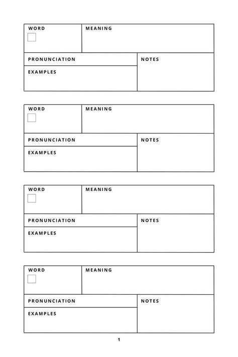 Korean Vocabulary Notebook: Build Your Own Dictionary – Blank Vocabulary Notebook To Write In – Learn and Memorize New Words -  Customized design for recording a new vocabulary in detail. Vocabulary Ideas Note, Word Dictionary Design, Vocabulary Words Worksheet, Vocabulary Notes Template, Vocabulary Notebook Ideas, Korean Notebook, Vocabulary Template, Vocabulary Journal, Vocabulary Notebook